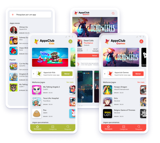 Apps Clube: milhares de Jogos & Apps no seu celular - Opera